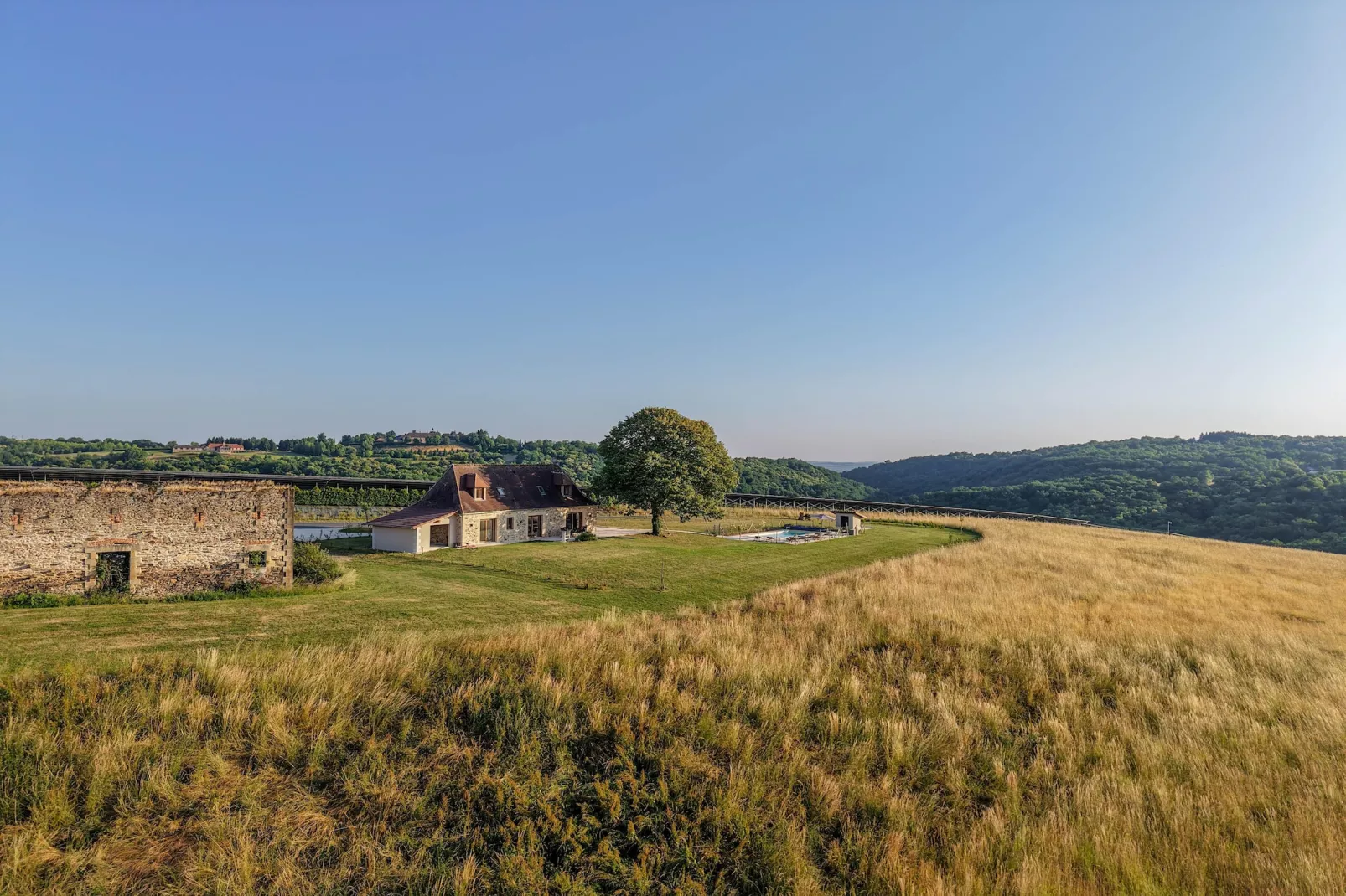 La Pépinière-Gebieden zomer 1km