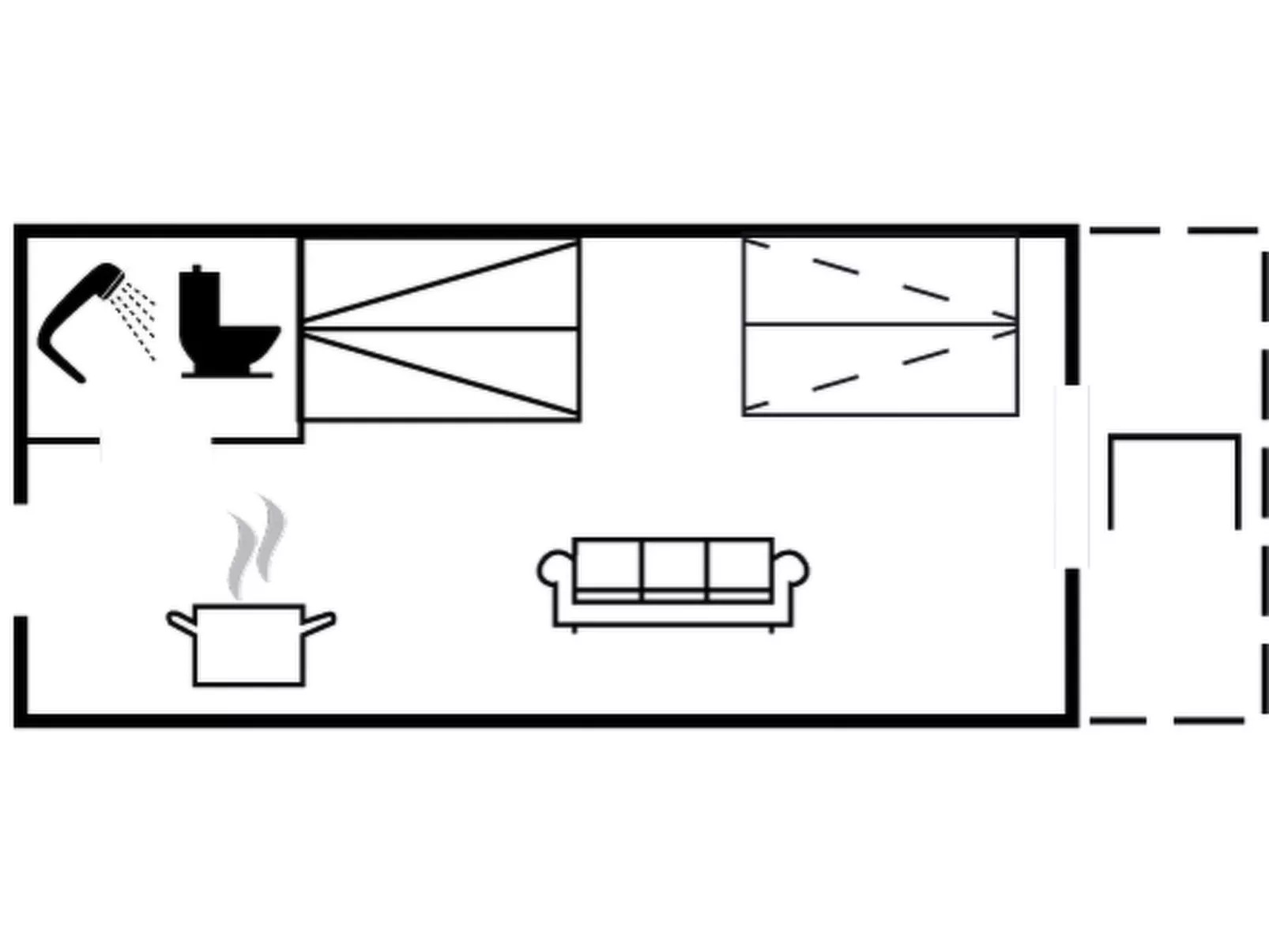 "Liselotta" - 75m from the sea-Binnen