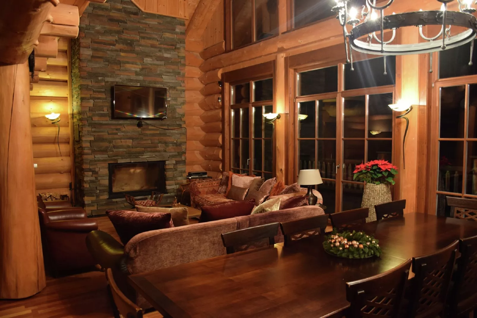 Chalet Caprea-Woonkamer