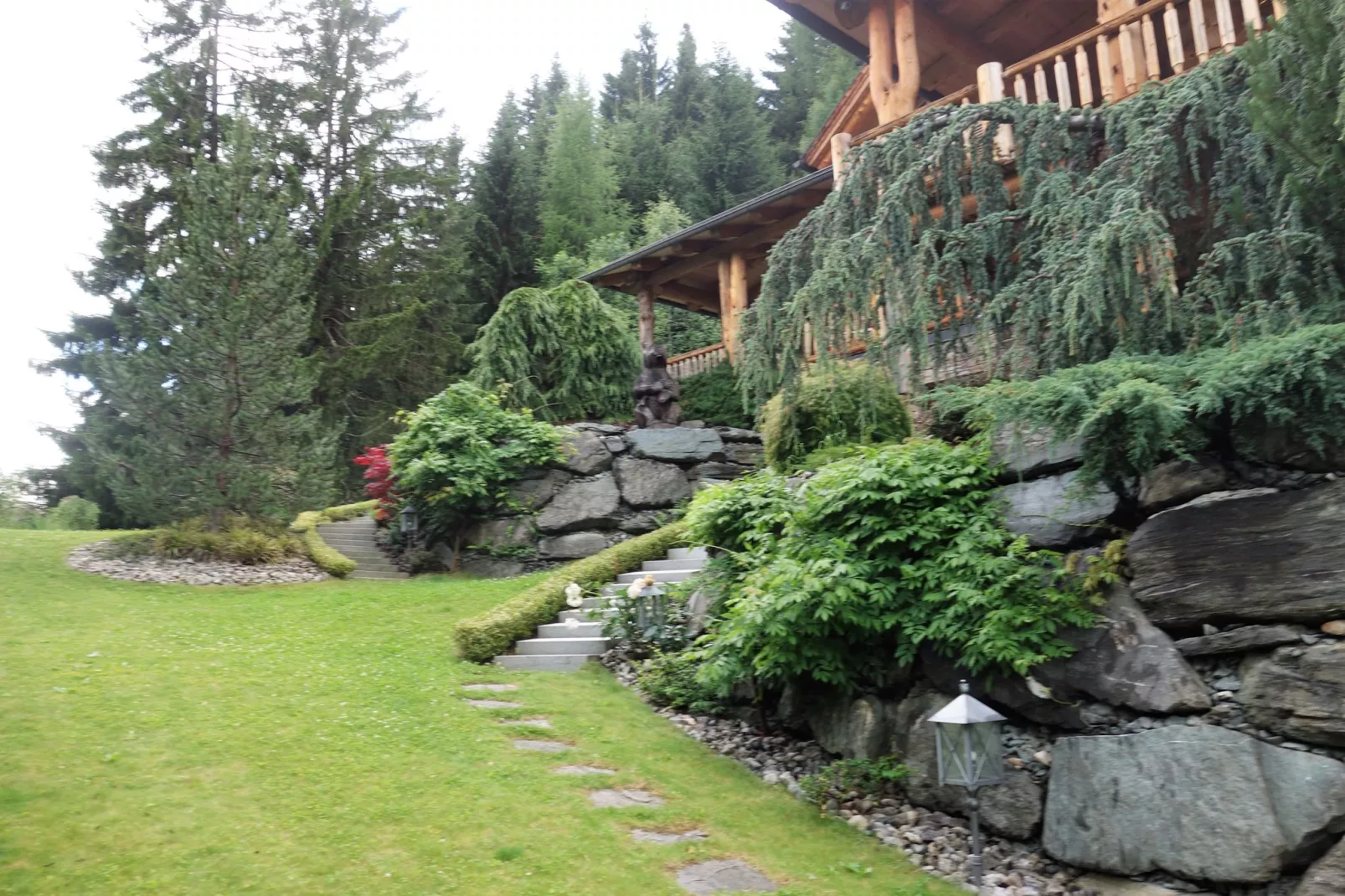 Chalet Caprea-Tuinen zomer