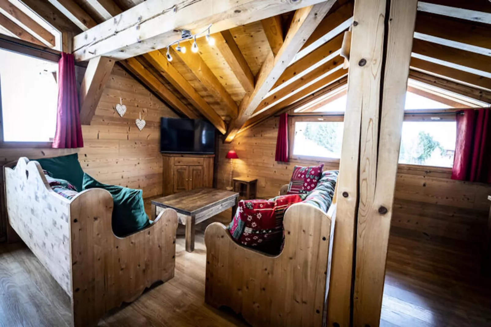 Les Chalets Du Cocoon-Woonkamer