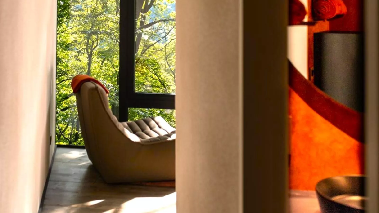 Cabane dans les arbres-Woonkamer