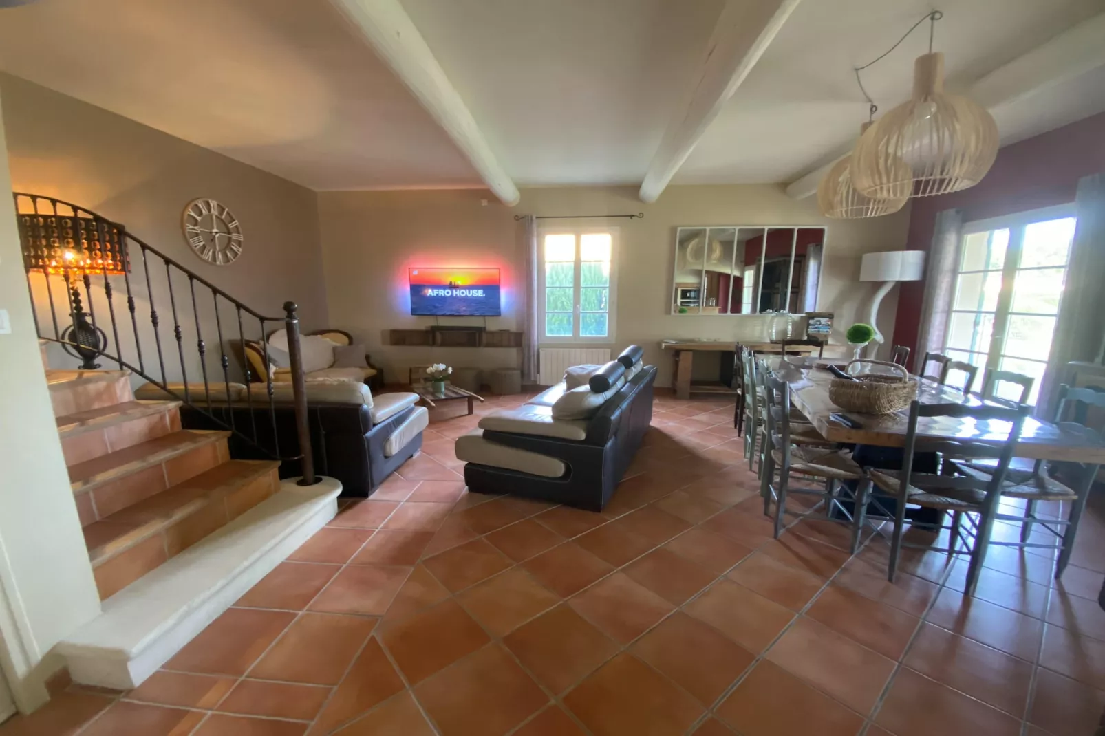 Le Mas d'à côté-Eetkamer