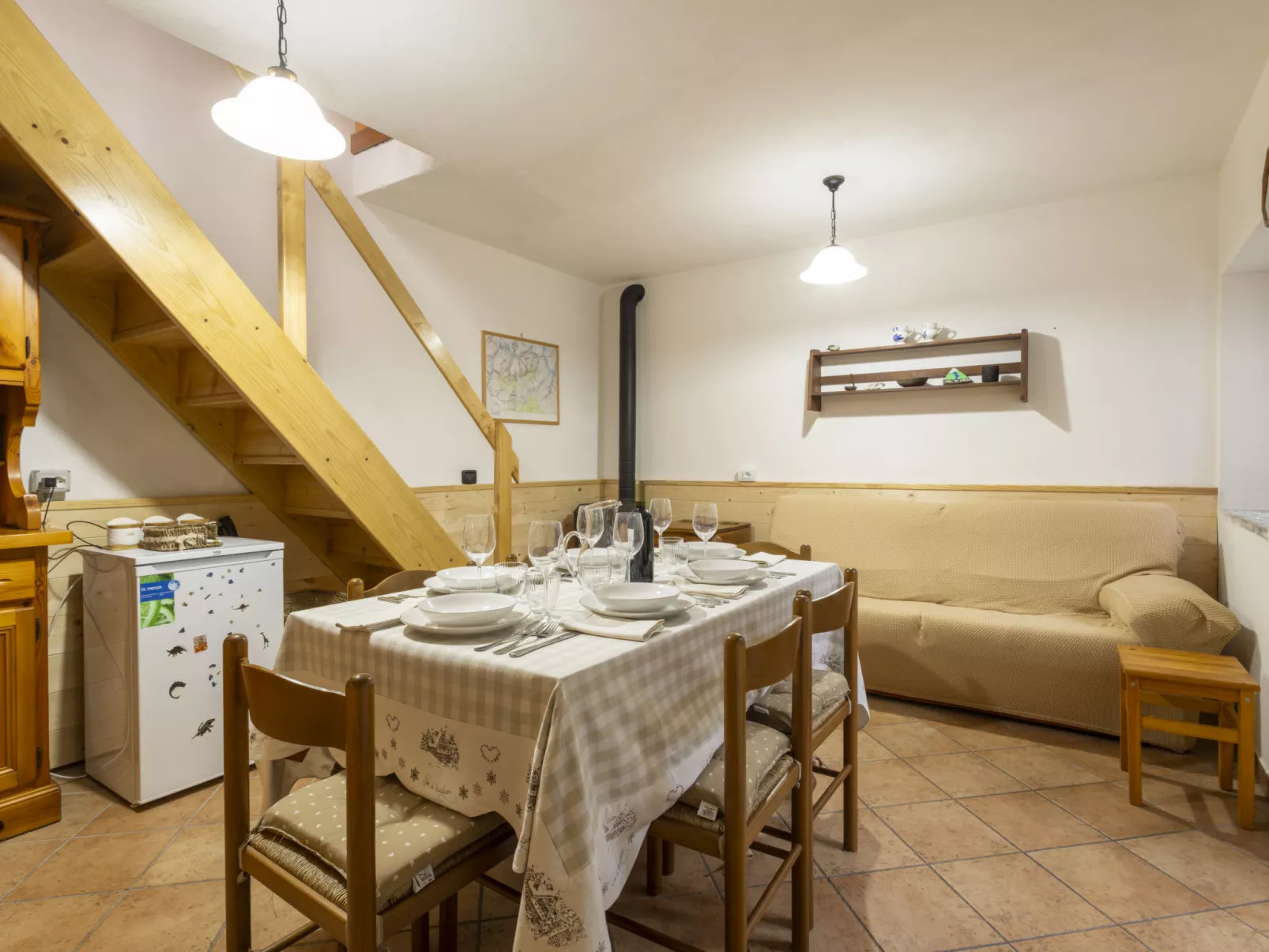 Val di Mello Mountain Flat-Binnen