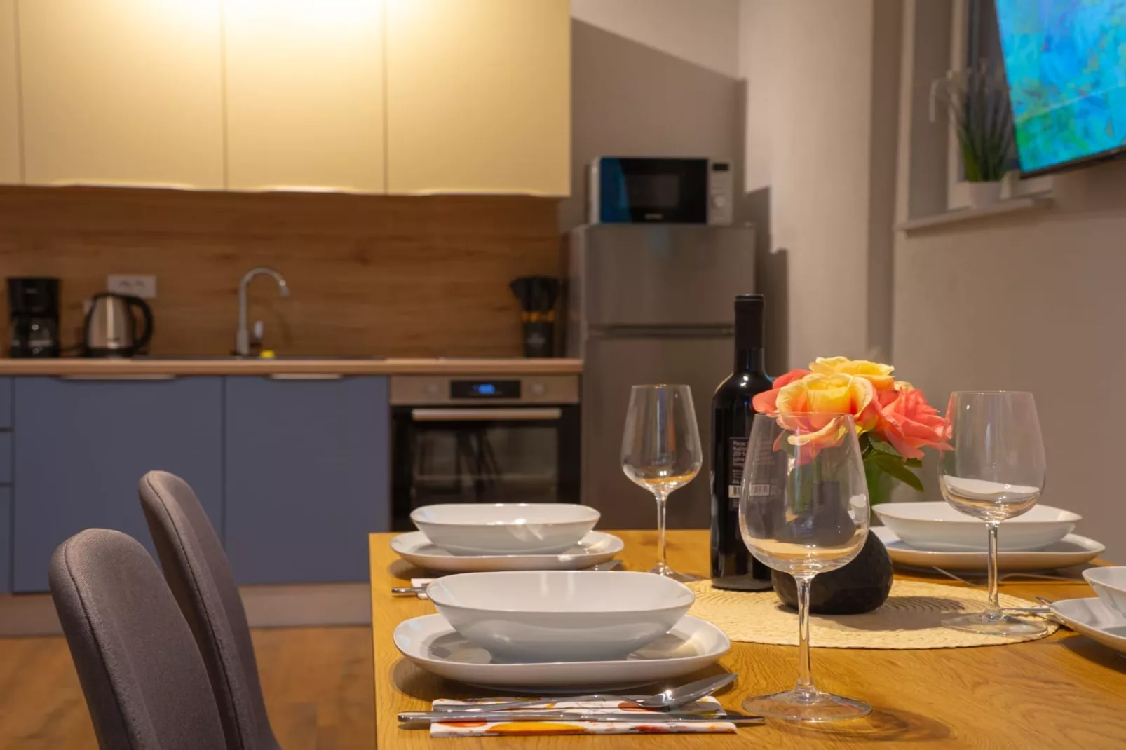 One-Bedroom apartment Standard (A2)-Eetkamer