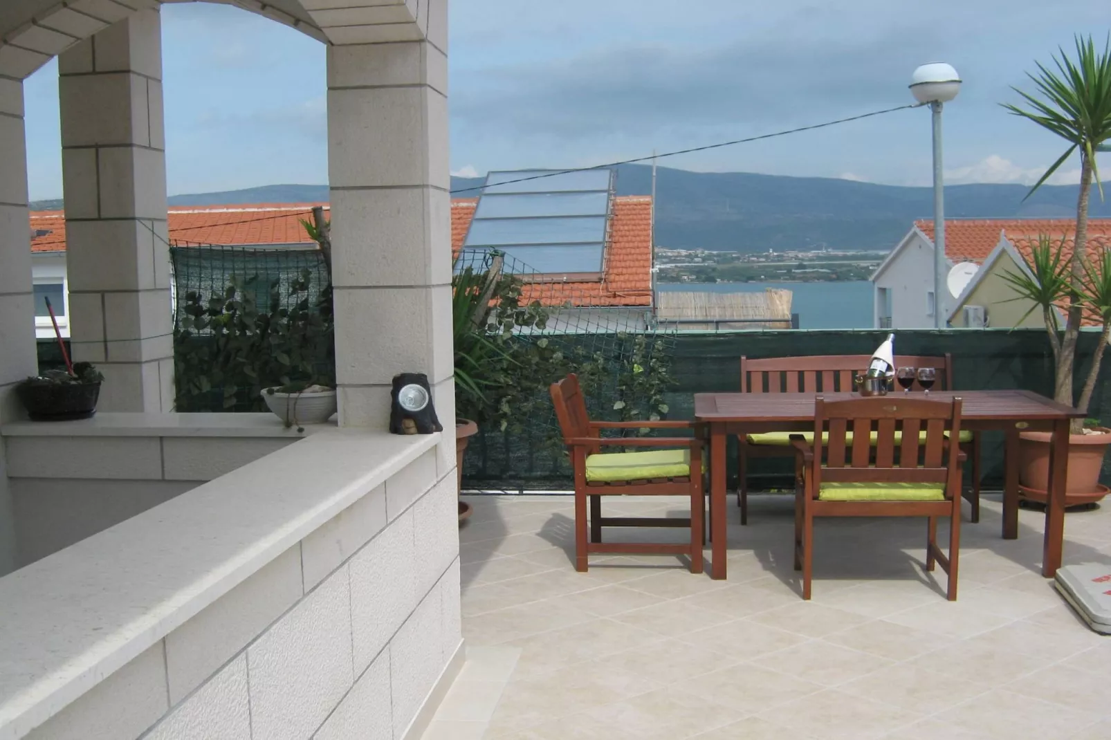 Beachfront Mastrinka Apartments with Sea View - Studio Apartment with Terrace and Sea View-Terras