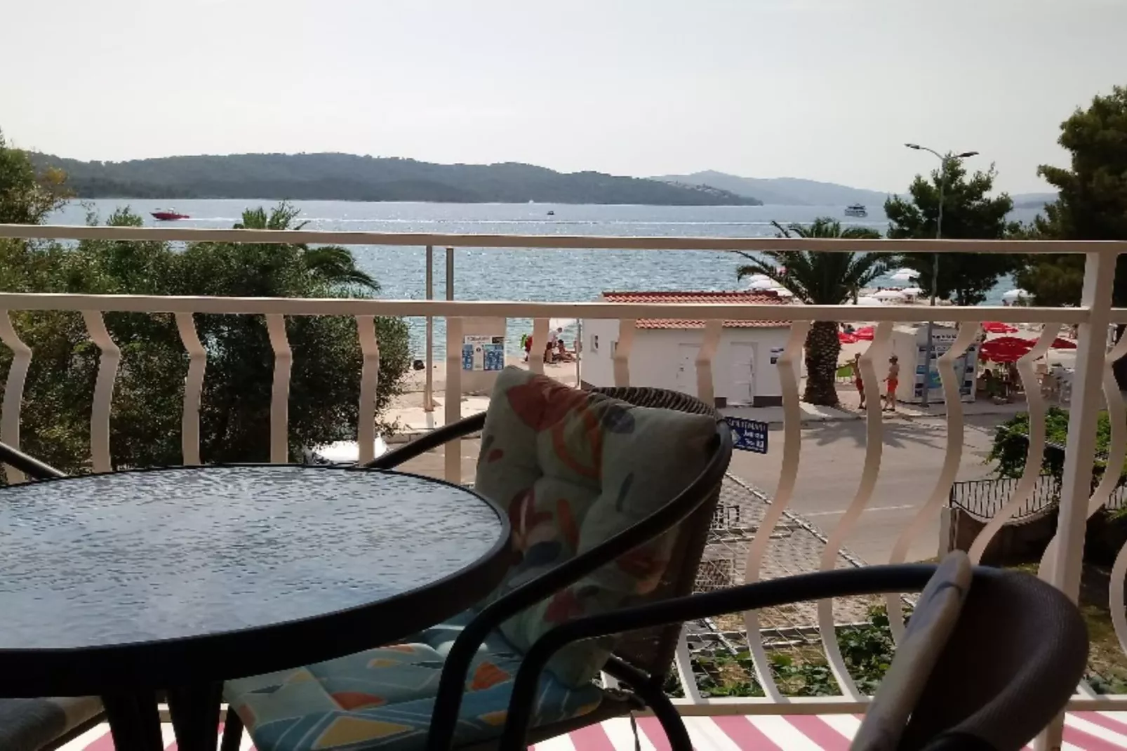 Apartments Jaman Dalmatica Čiovo - Double Room with Garden View and Balcony-Terrasbalkon