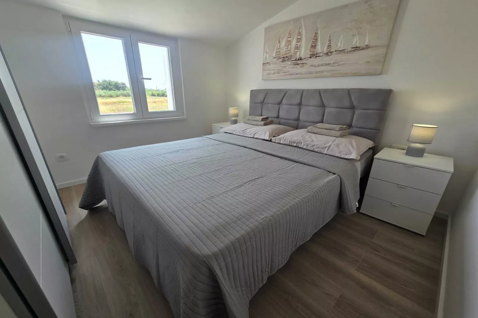 Apartments Ivankovic - One Bedroom  Apartment with Terrace-Slaapkamer