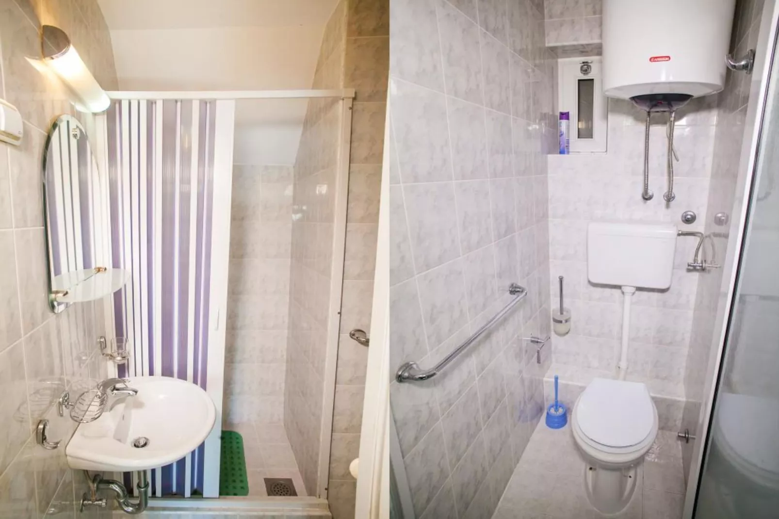 Comfortable Stay with Sea View in Petrovac - Standard Studio with Shared Balcony 1-Badkamer