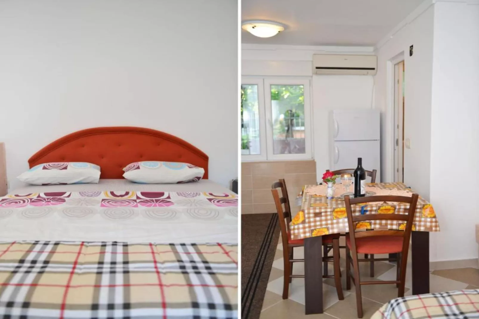 Tivat Bliss Apartments Close to Beach - Studio with Balcony-Slaapkamer