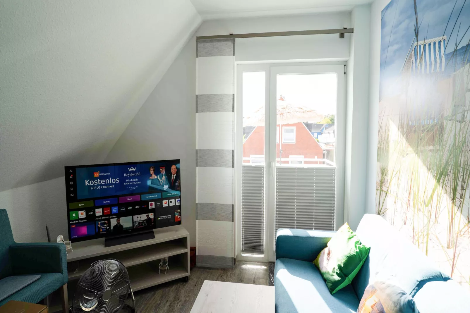 Haus Strandkorb 8-Woonkamer