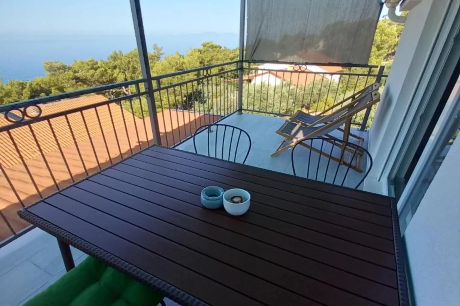 Superior One Bedroom Apartment with Balcony and Sea View-Terrasbalkon