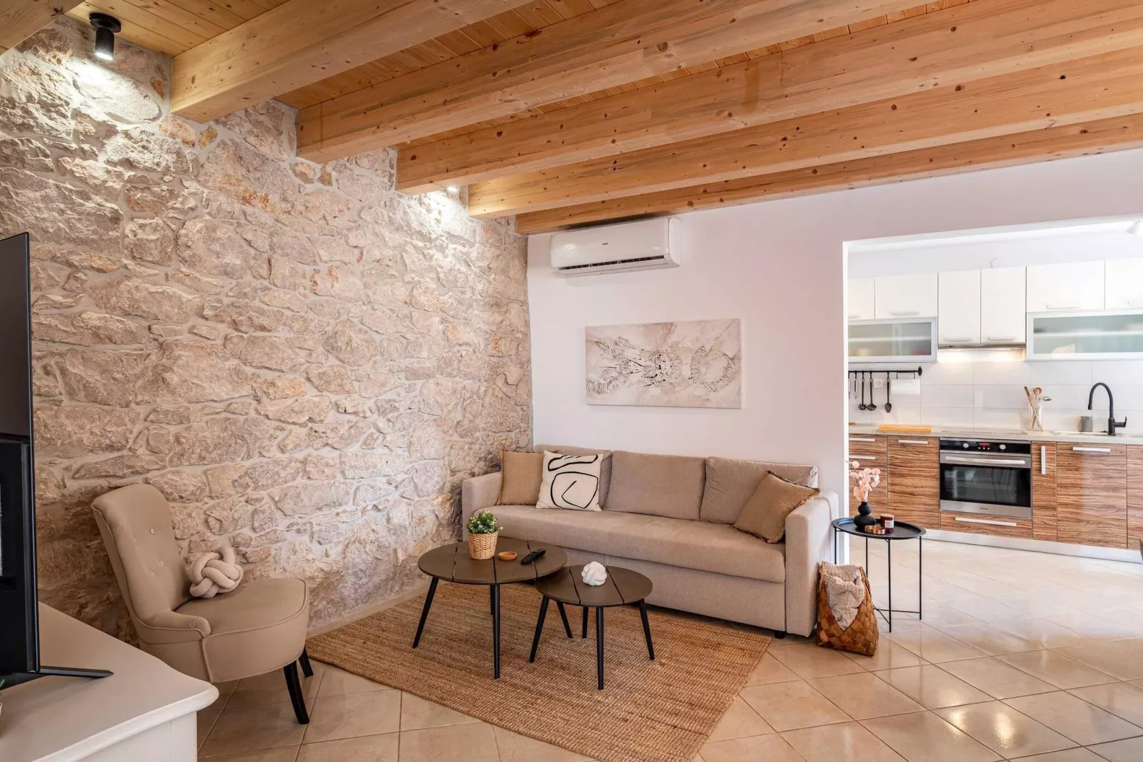 Sea view Villa Nana-Woonkamer