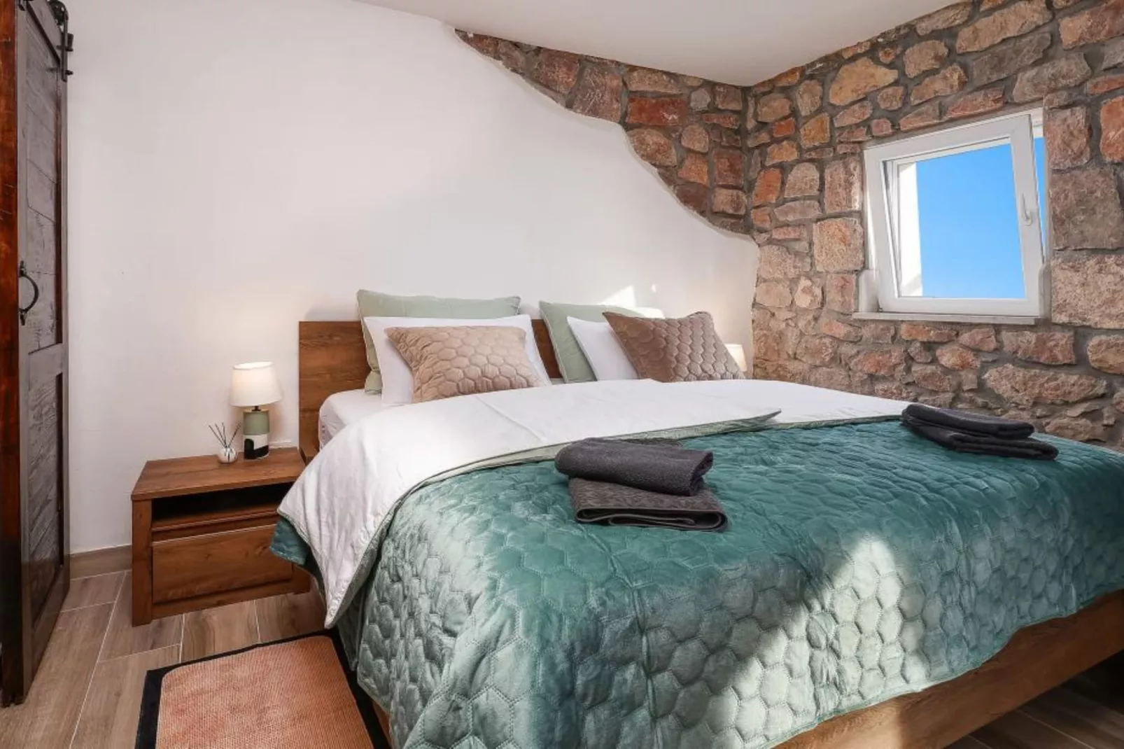 Ana’s Stone House Jurčić Kalić with the Pool-Slaapkamer