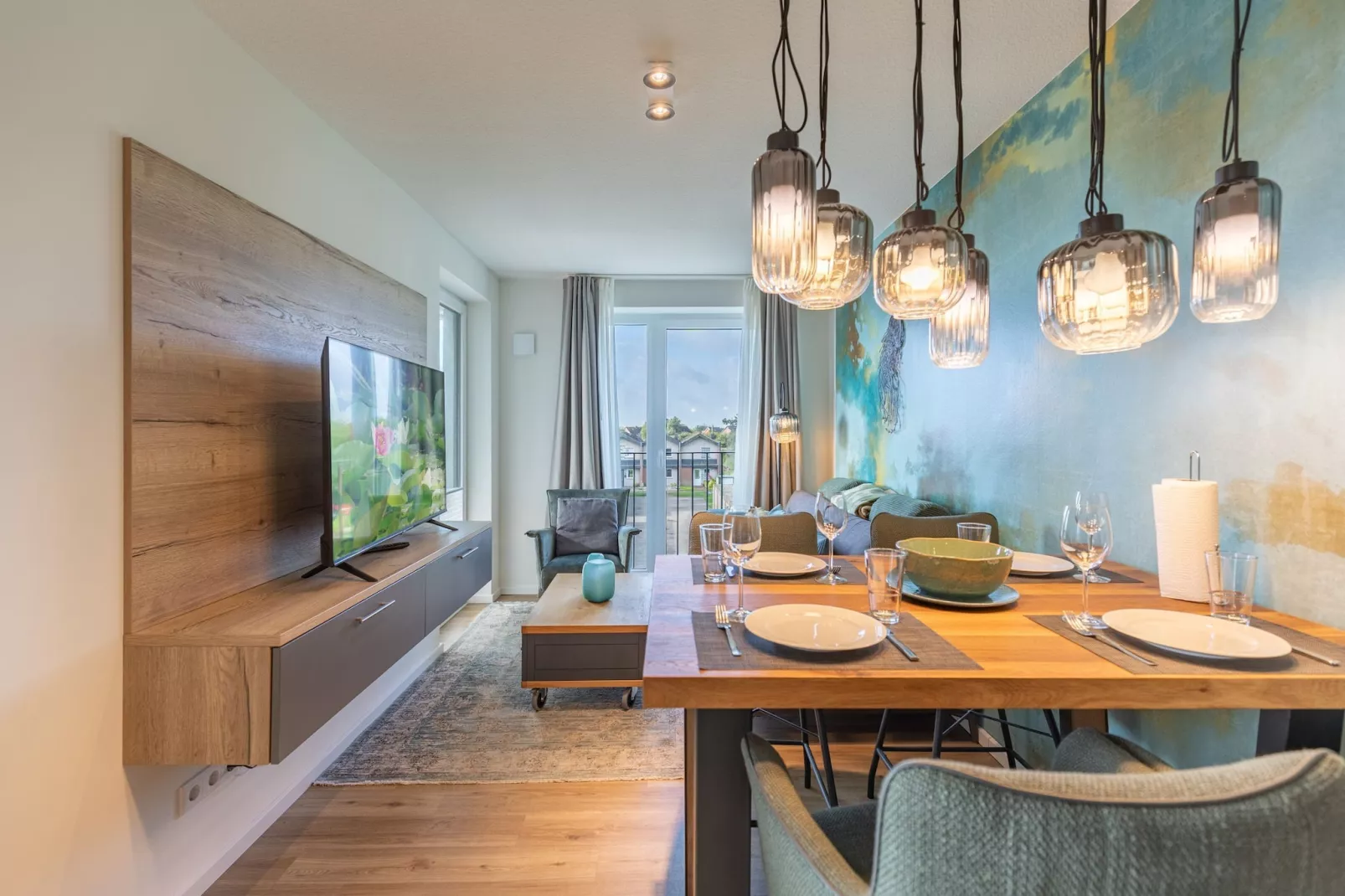 Hallighafen de Luxe auf Nordstrand-Eetkamer