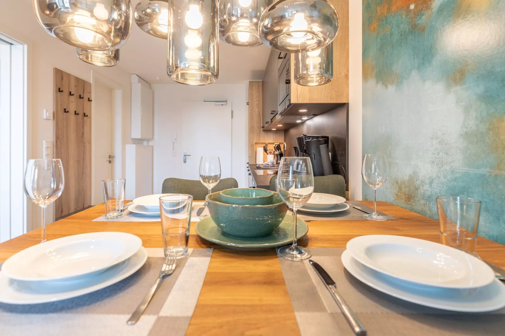 Küstenbrise de Luxe auf Nordstrand-Eetkamer