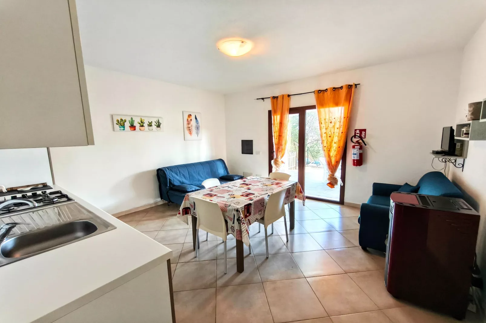 Le Villette di San Gavino PT1-Woonkamer