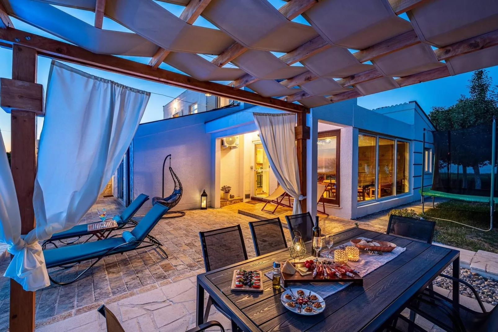 Sea view Villa Elia-Terrasbalkon