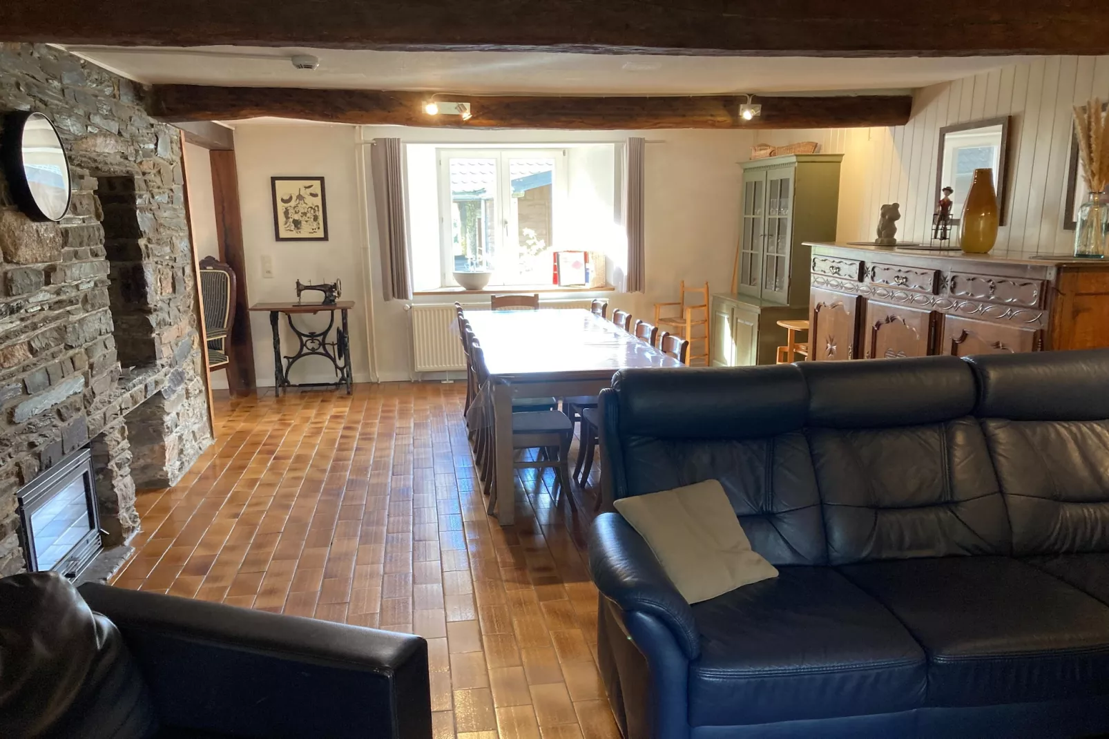 Domaine des Bouts de Fagnes-Woonkamer