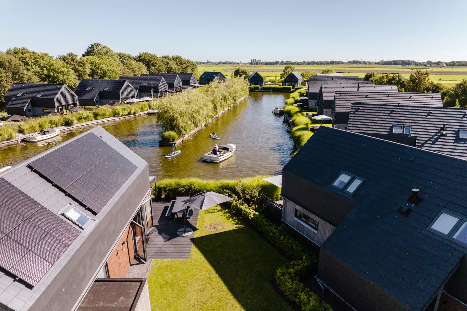Watervilla Fjirtjin-Gebieden zomer 1km