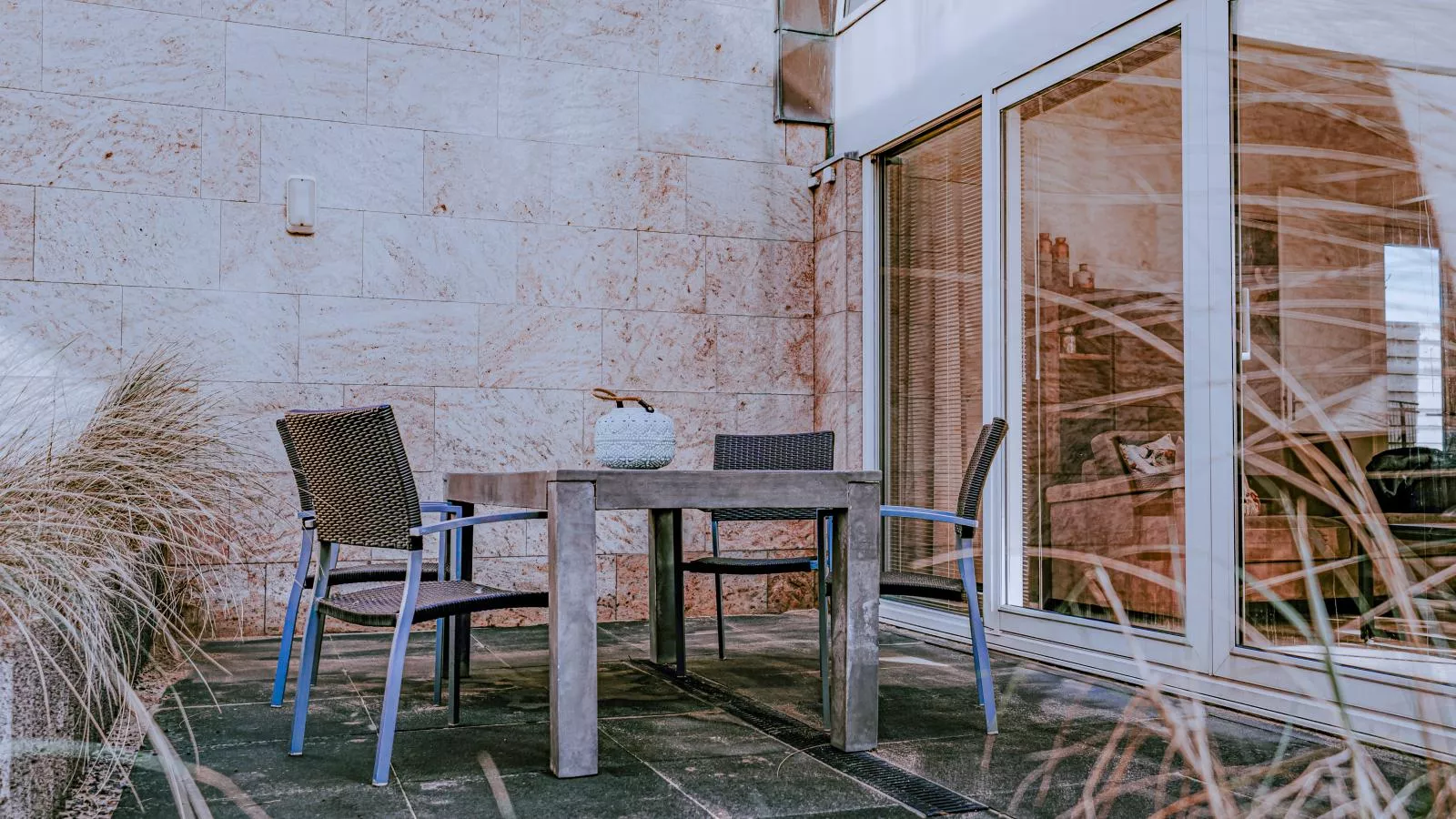 Zeebaars-Terrasbalkon