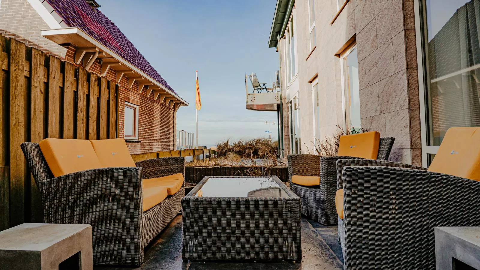 De Platvis-Terrasbalkon