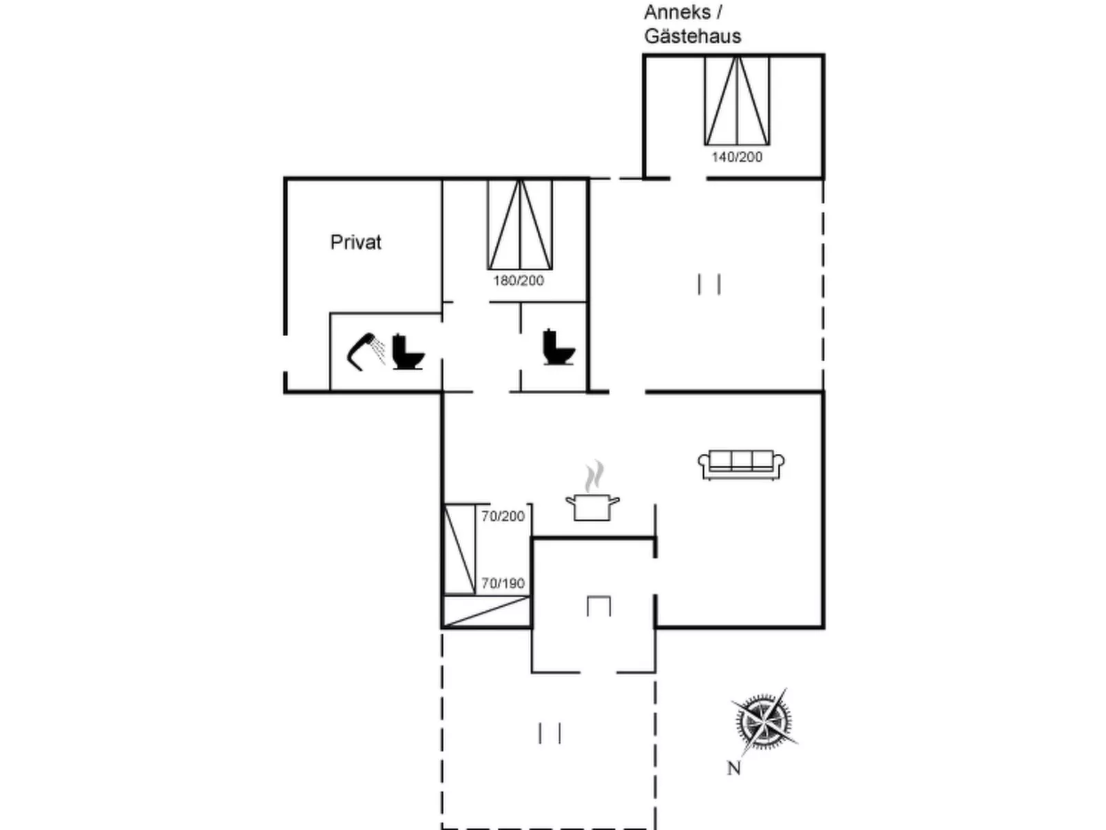 "Edele" - 800m from the sea-Binnen