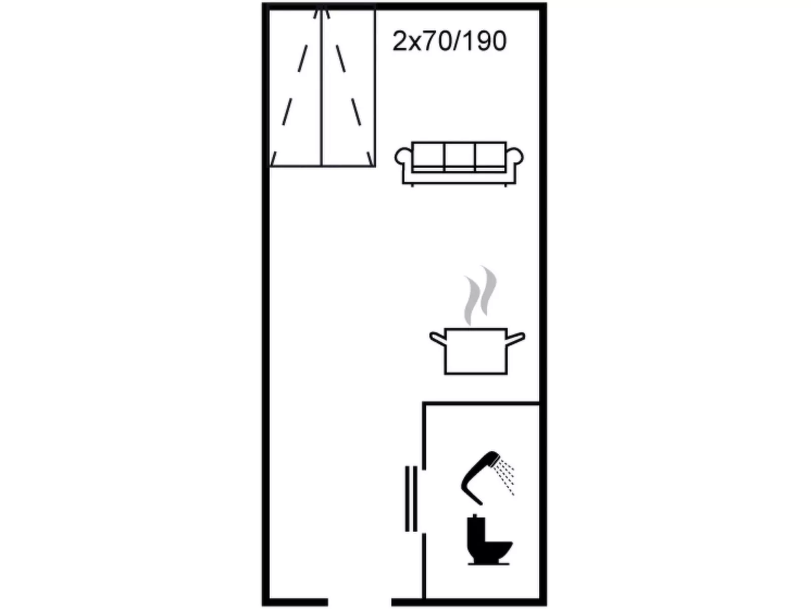 "Fenris" - 200m from the sea-Binnen