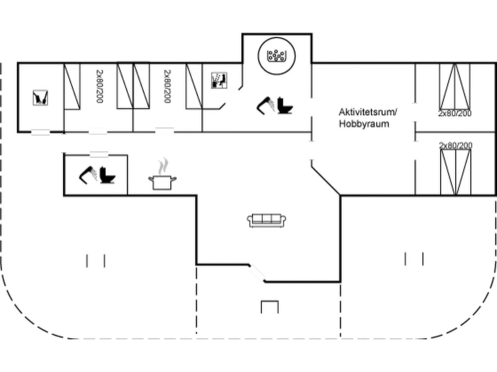 "Mattis" - 650m from the sea-Binnen
