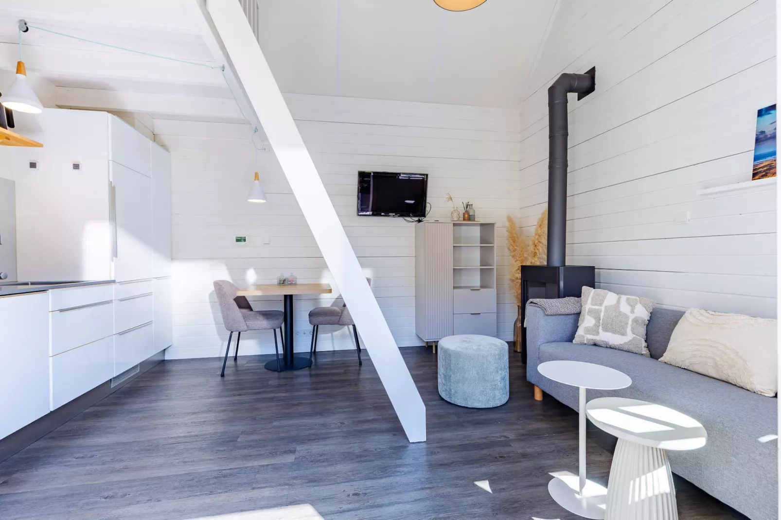 Lijsterhofstraat 13 - Knusse vakantiewoning nabij strand en centrum-Woonkamer