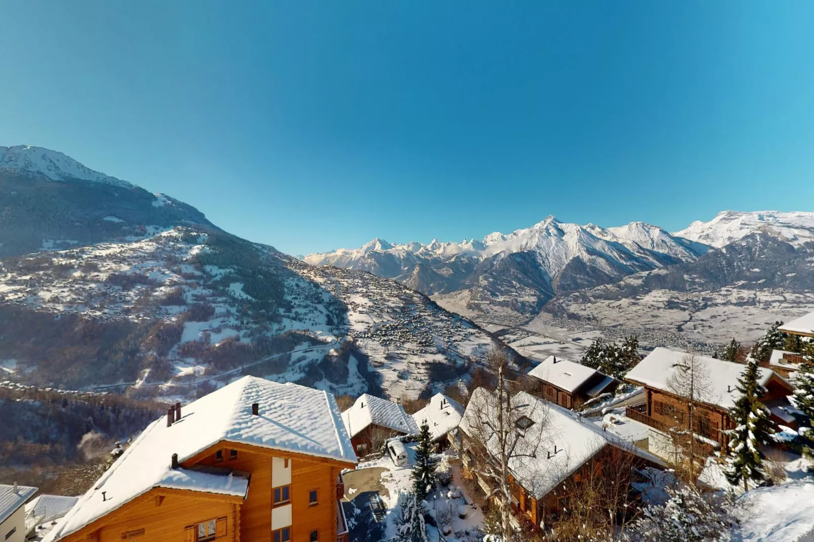 Balcons du Soleil Y2 211 - QUIET apartment 6 pers-Uitzicht winter