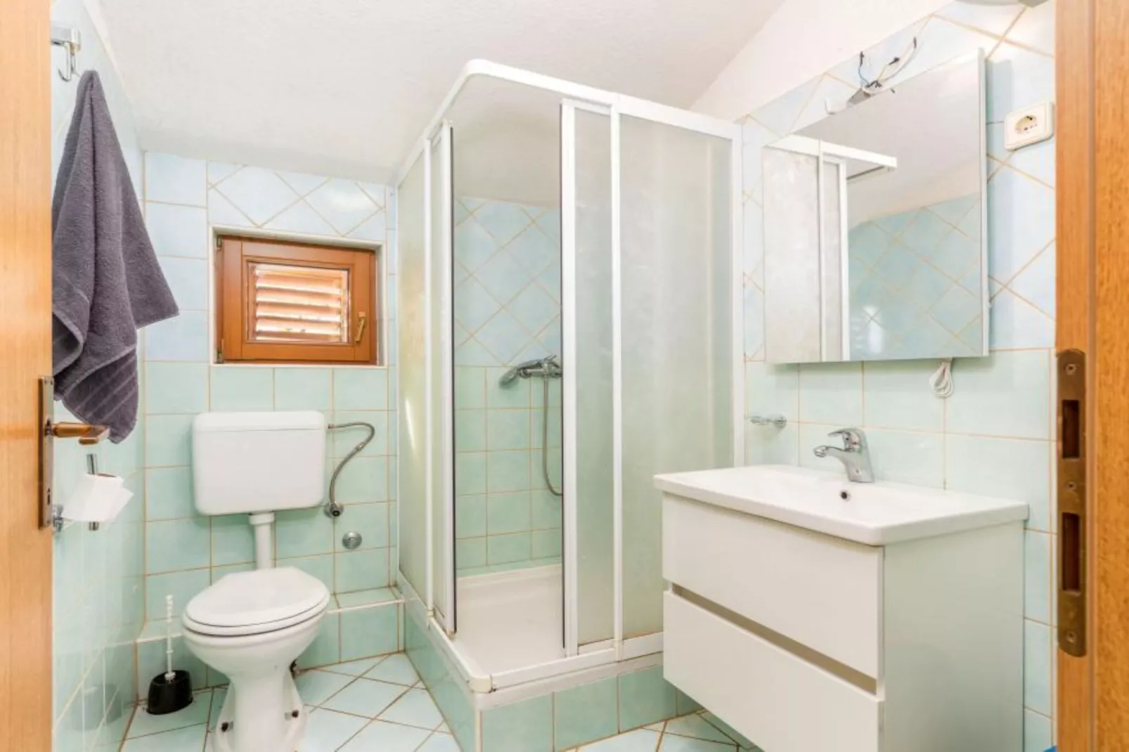 Apartments Manda - One Bedroom Apartment With Terrace (A3)-Badkamer