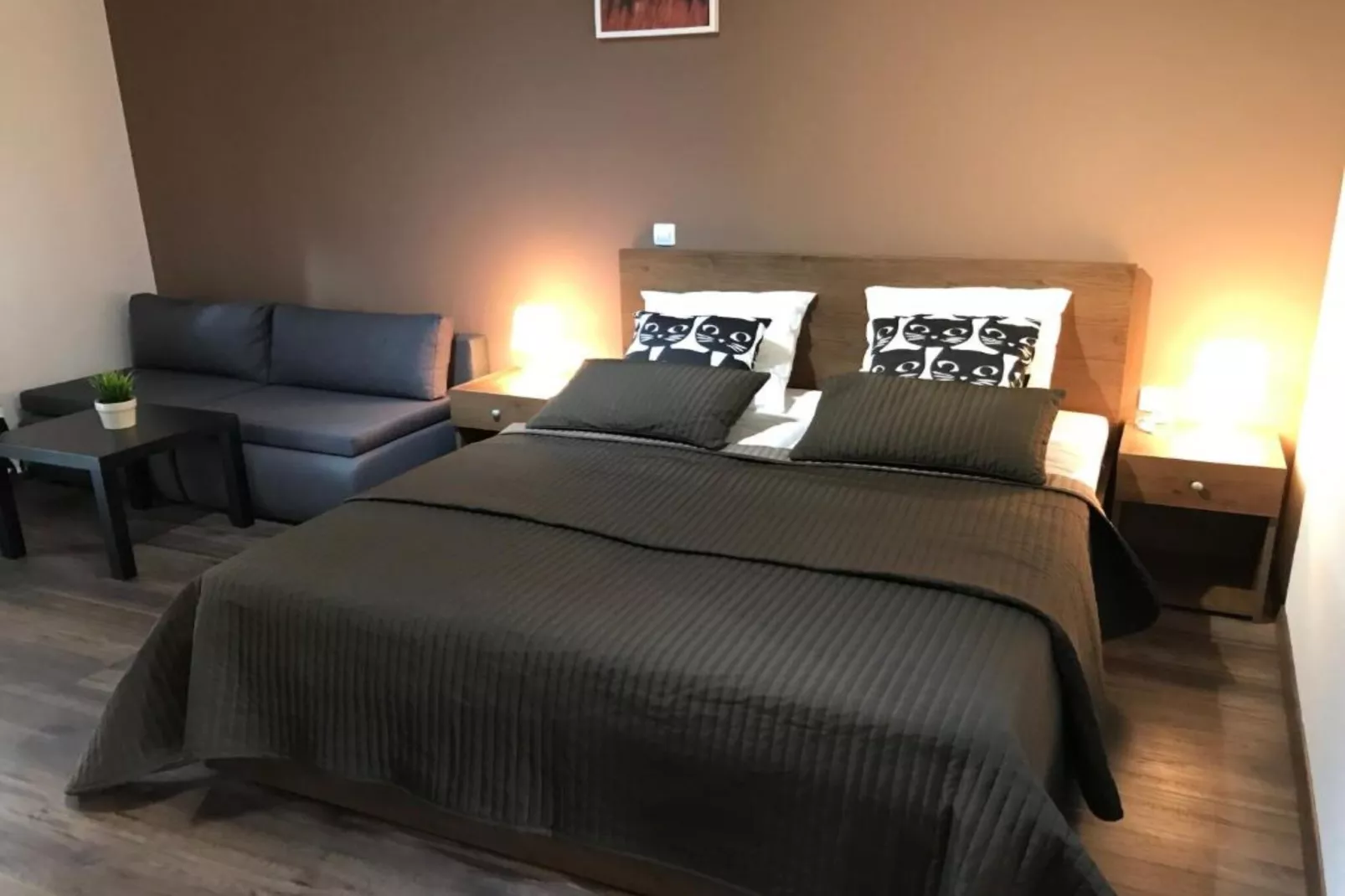 Villa Rubčić - Double room with Terrace and Poold View  - (9)-Slaapkamer