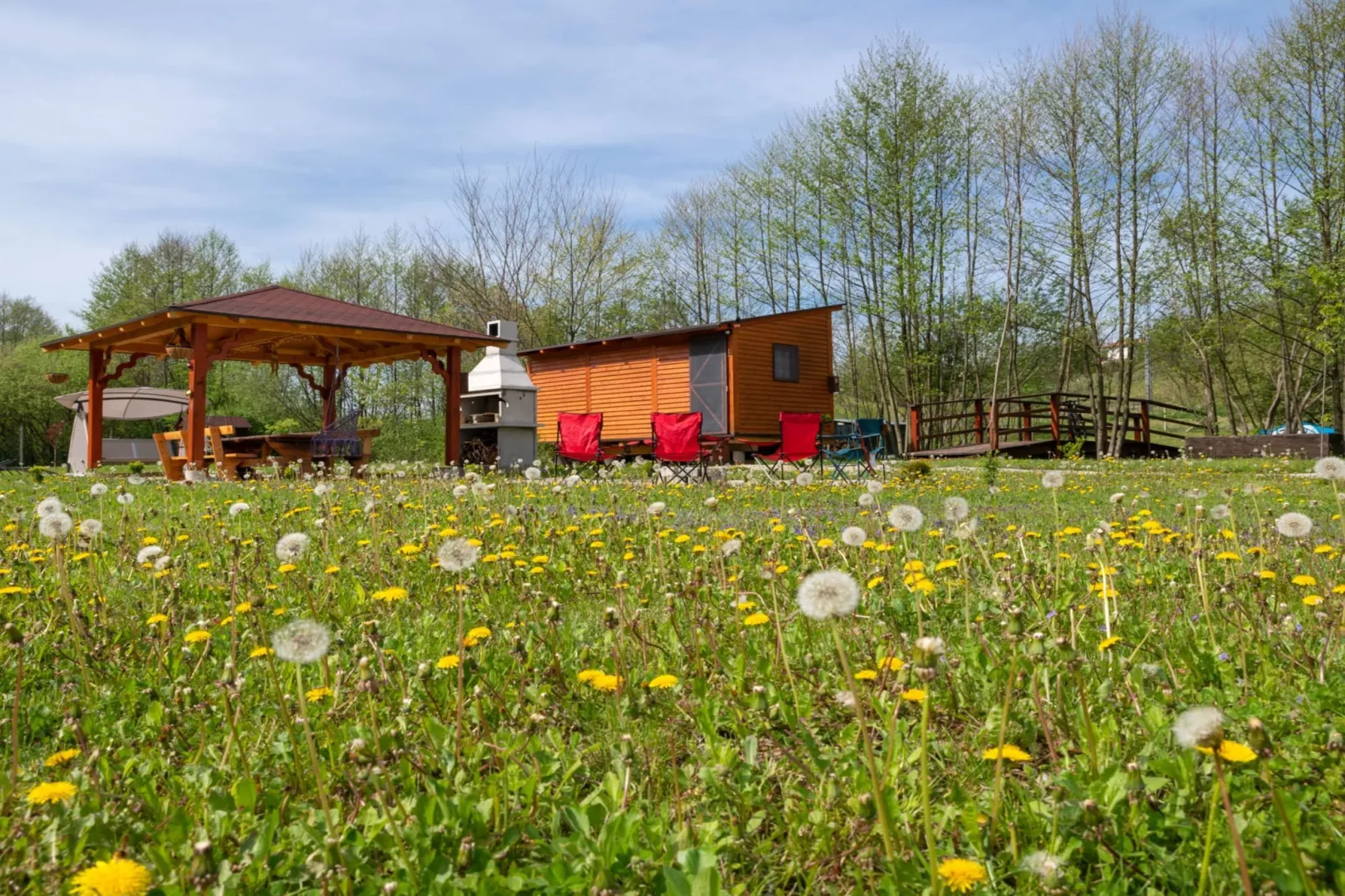 Robinzonski Kamp Hofman - Private Bungalow-Buitenlucht