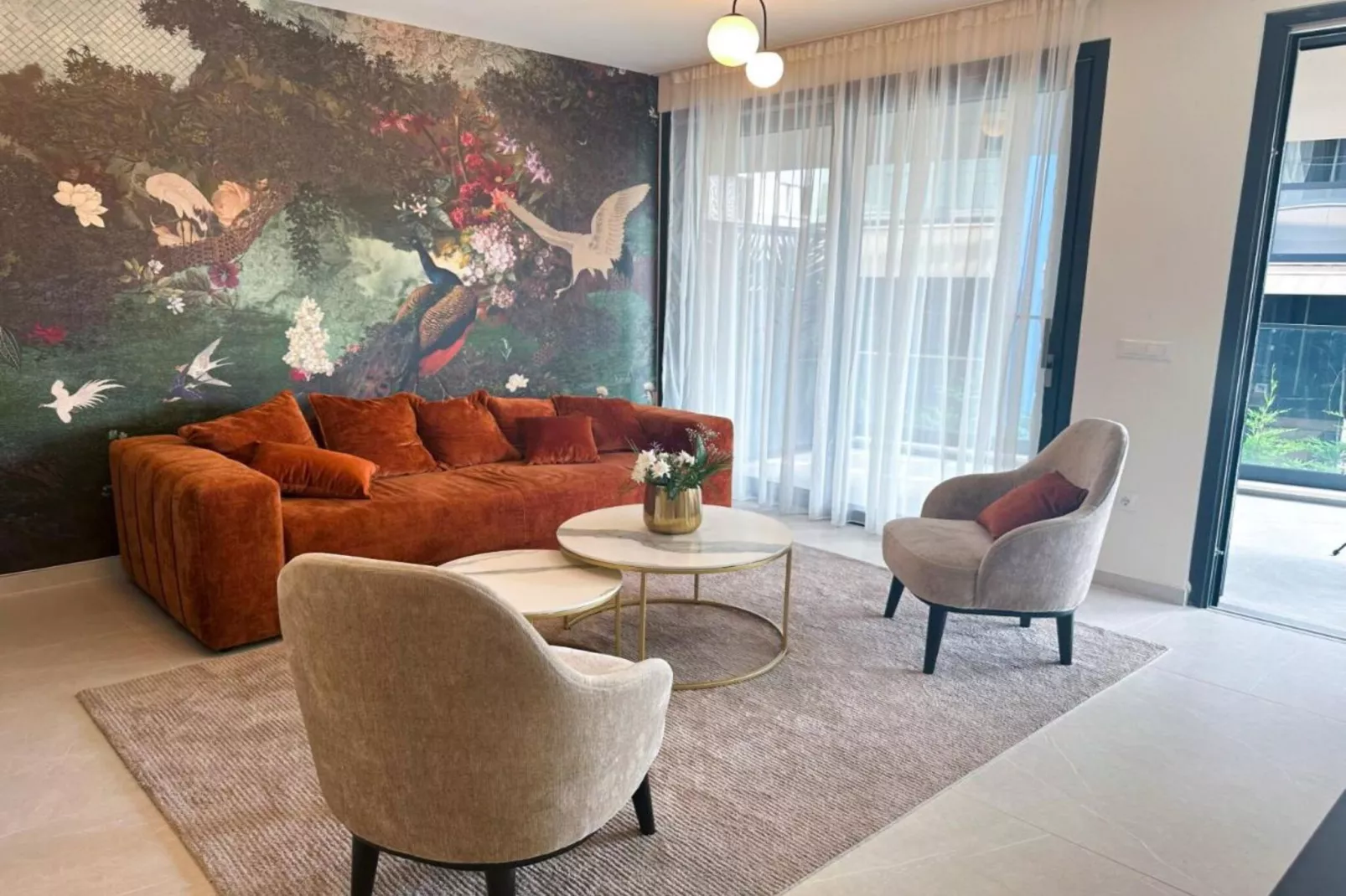 Leonarda Waterfront Residences-One-Bedroom Apartment With Terrace (The Adriatic One) -S1-Woonkamer