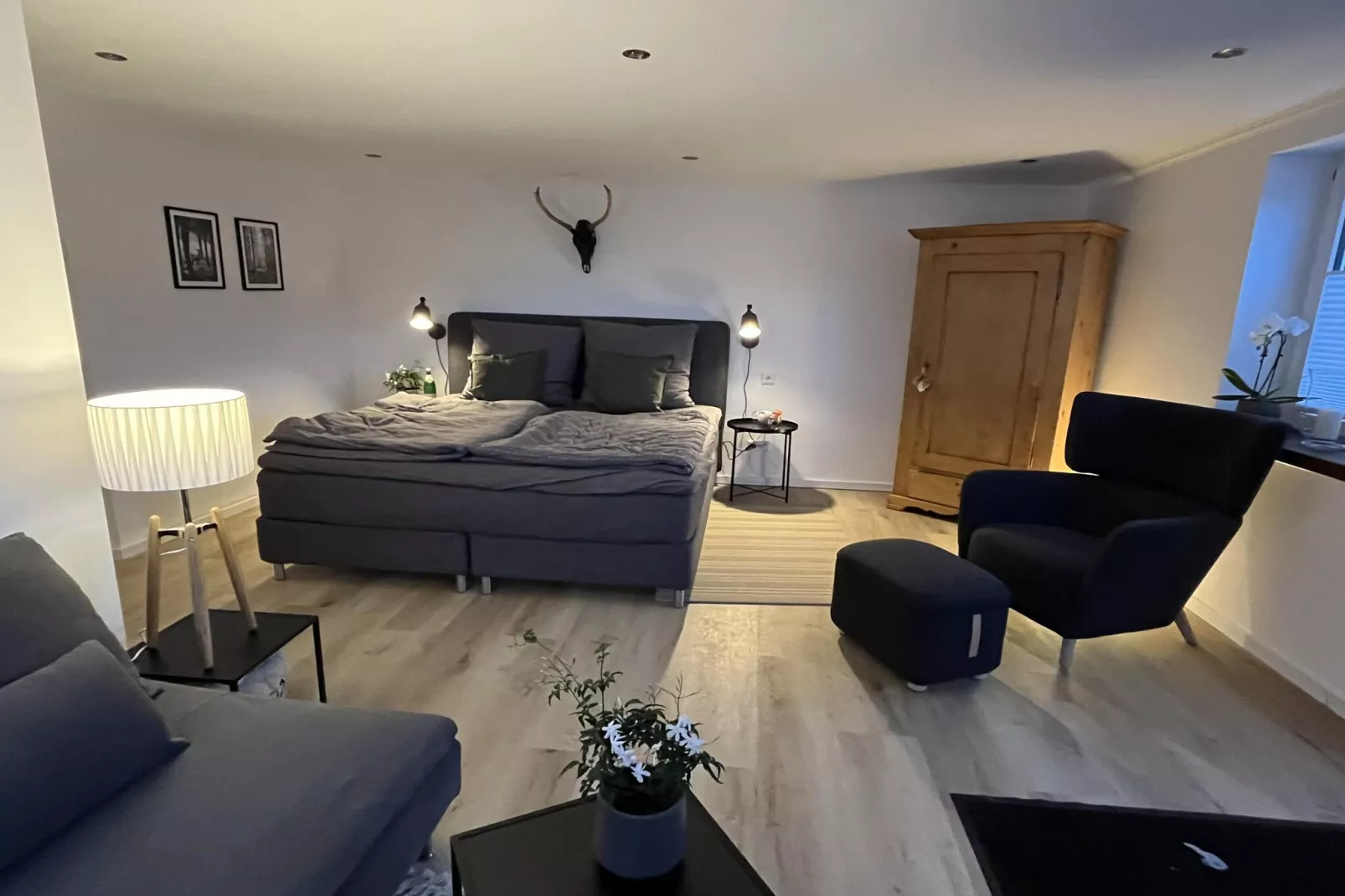 Apartment Eifelglück mit Dachterrasse-Woonkamer