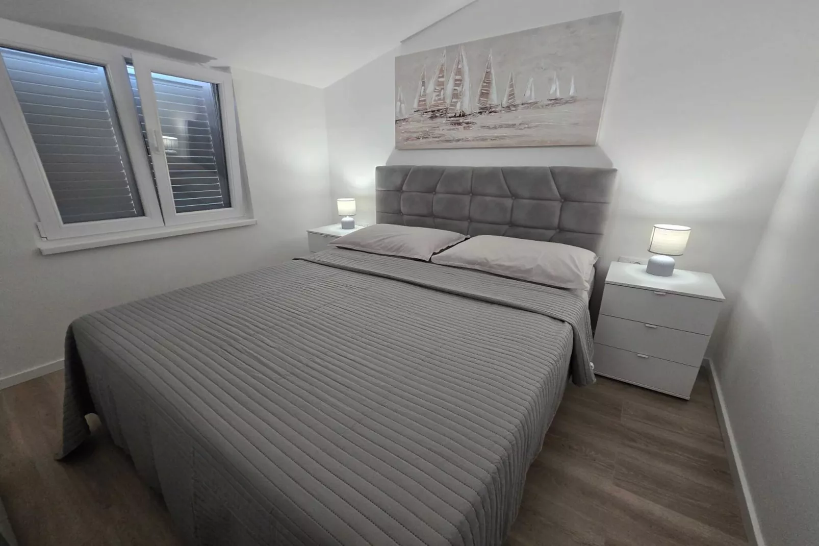 Apartments Ivankovic - One Bedroom  Apartment with Terrace-Slaapkamer