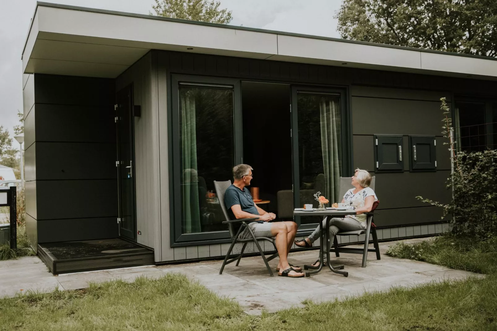 Luxe loft  2 persoons-Buitenkant zomer