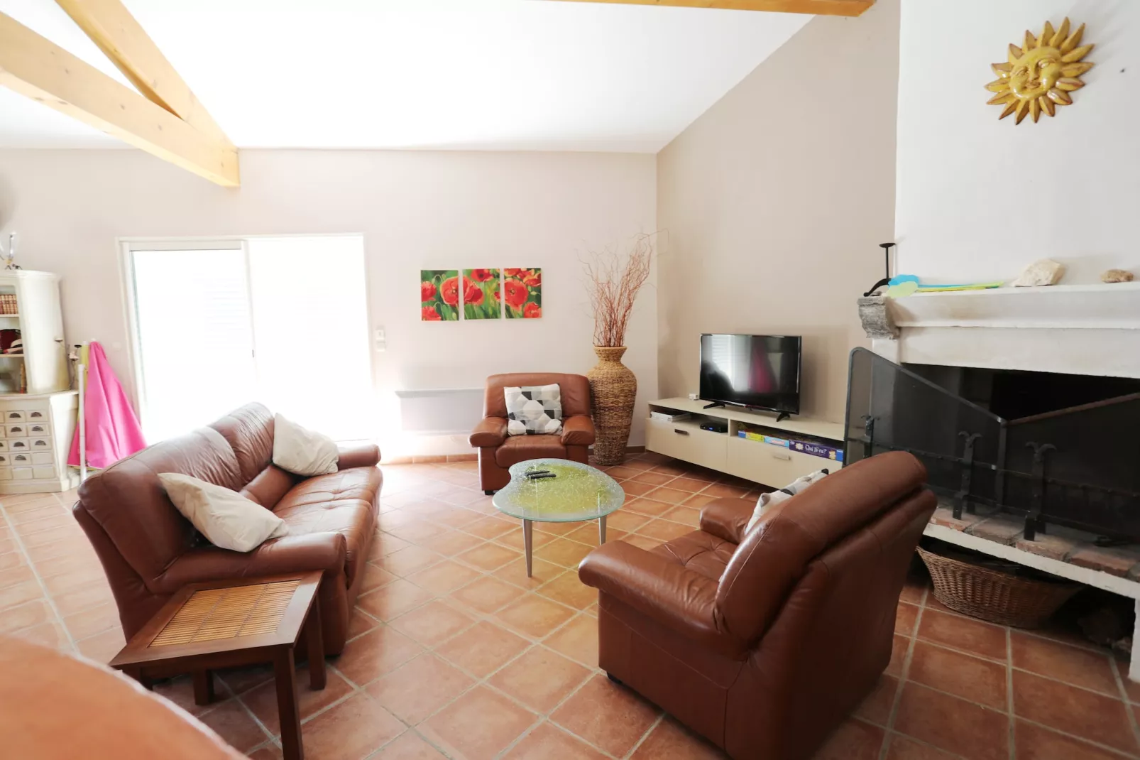 Villa Borie-Woonkamer