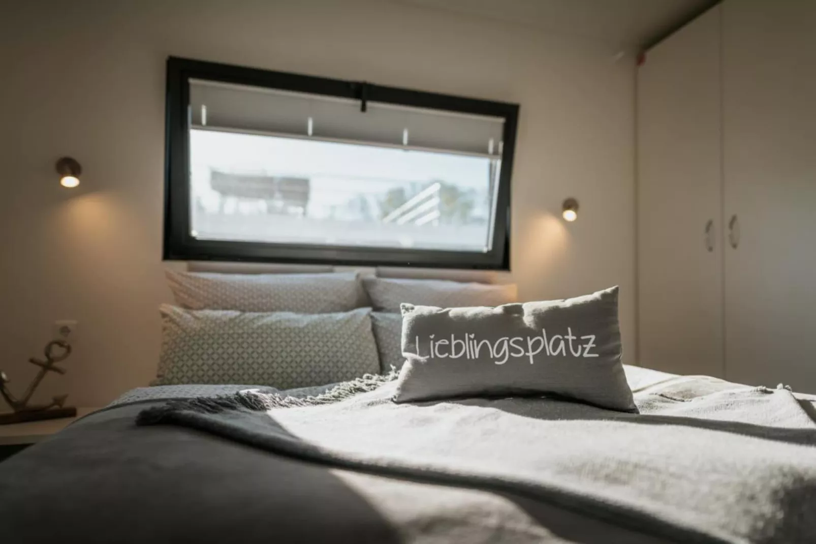 Hausboot in Zehdenick-Slaapkamer