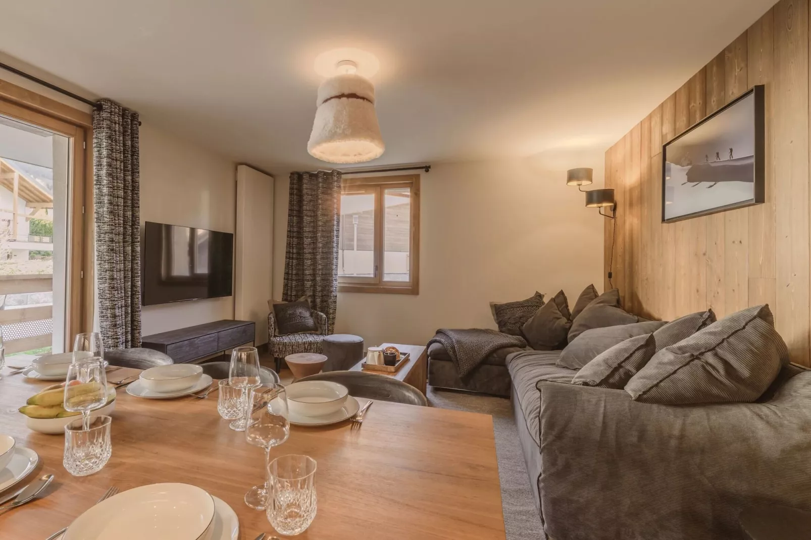 Residence L’ÉCLAT DES VÉRIAZ A42D - Woonkamer