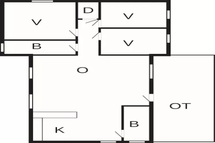 6 persoons vakantie huis in Thisted-By Traum-Plattegrond