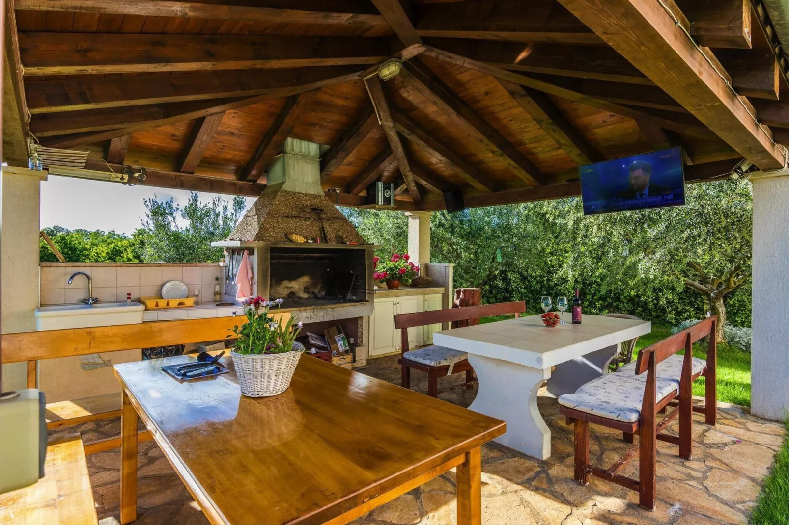 Apartments Albi, Zaton-A5, ca. 35 qm, bei Belegung mit 1-4 Personen-Eetkamer