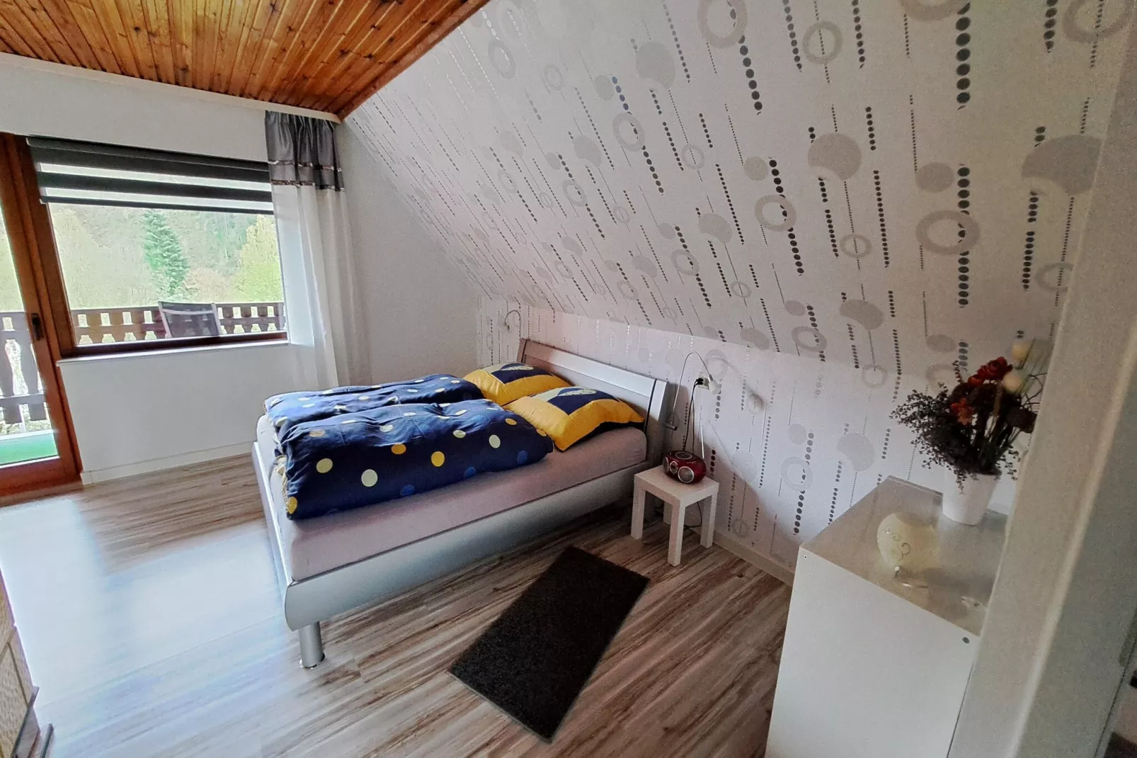 Ferienhaus im Thüringer Wald-Slaapkamer