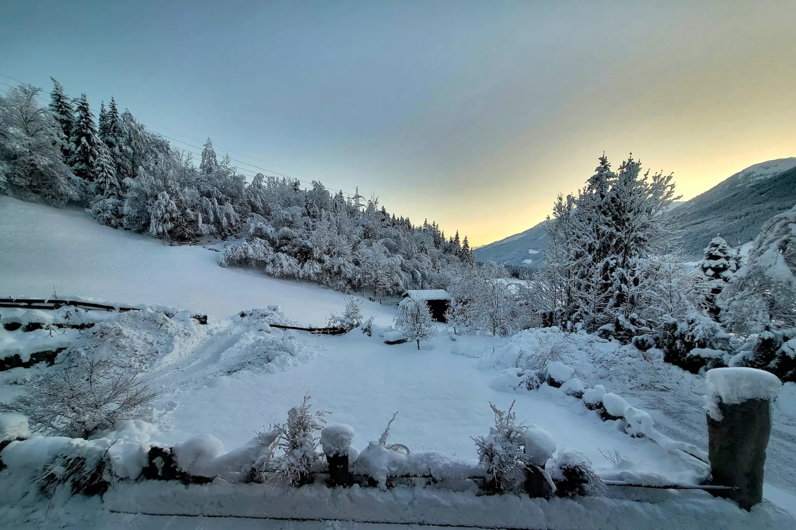 Appartement Tauernfenster-Tuin winter