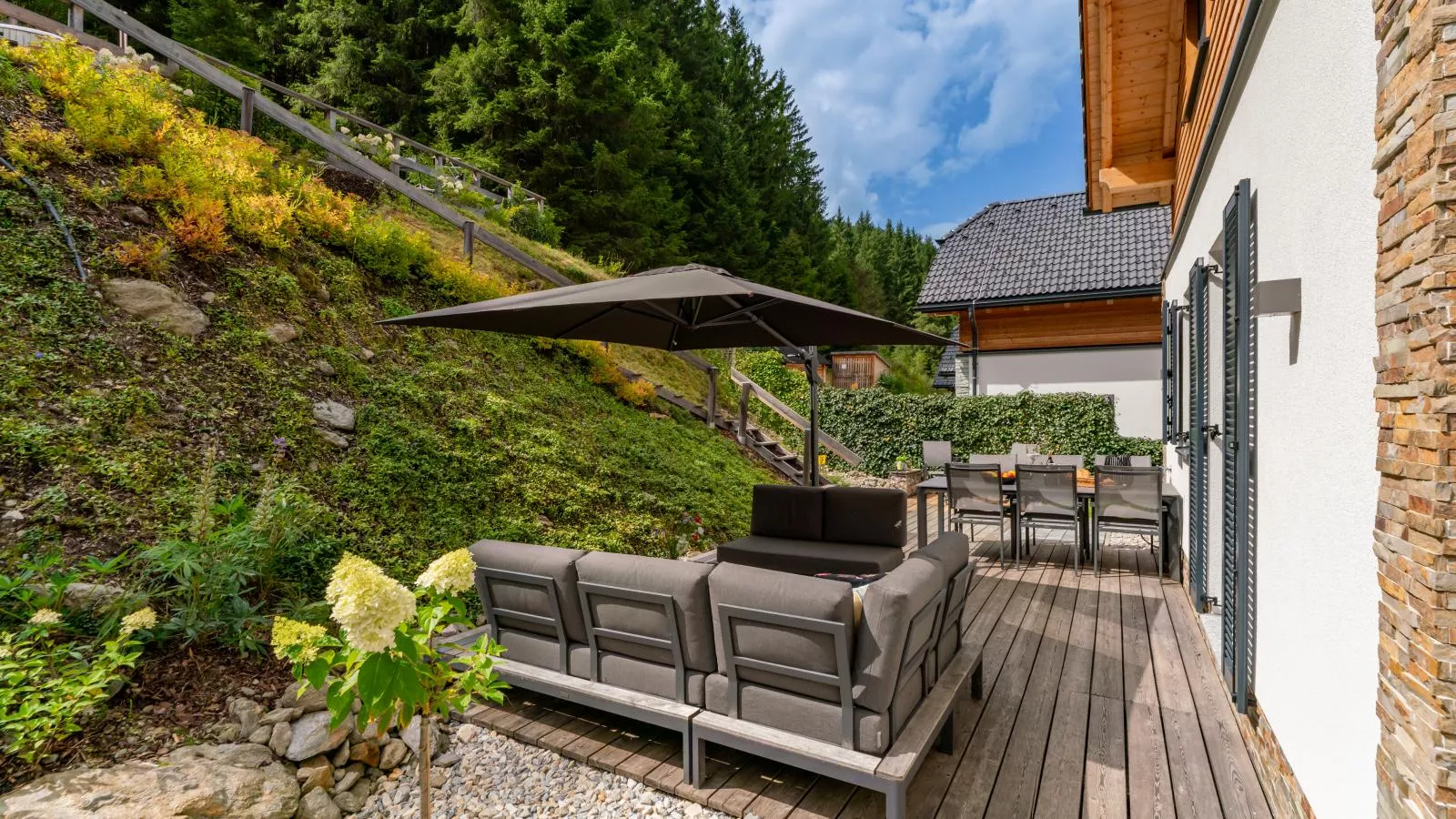 Chalet Hirschblick-Terrasbalkon