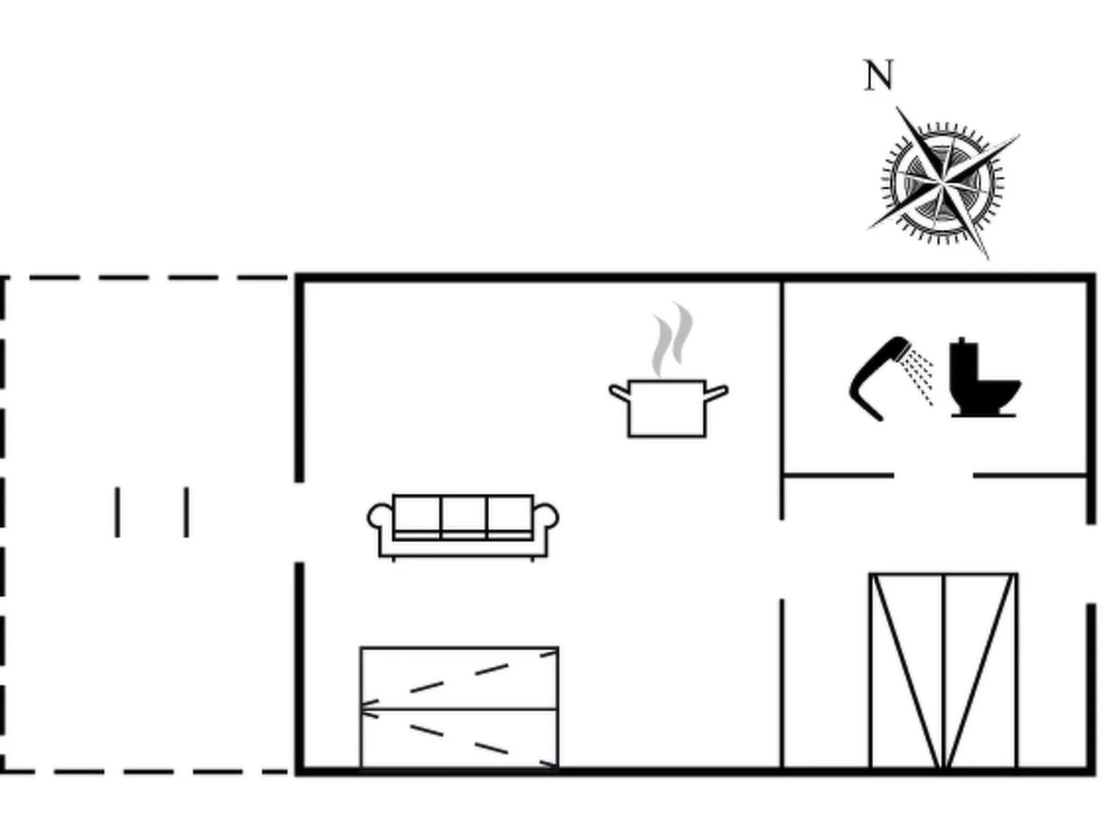 "Bertte" - 100m from the sea-Binnen
