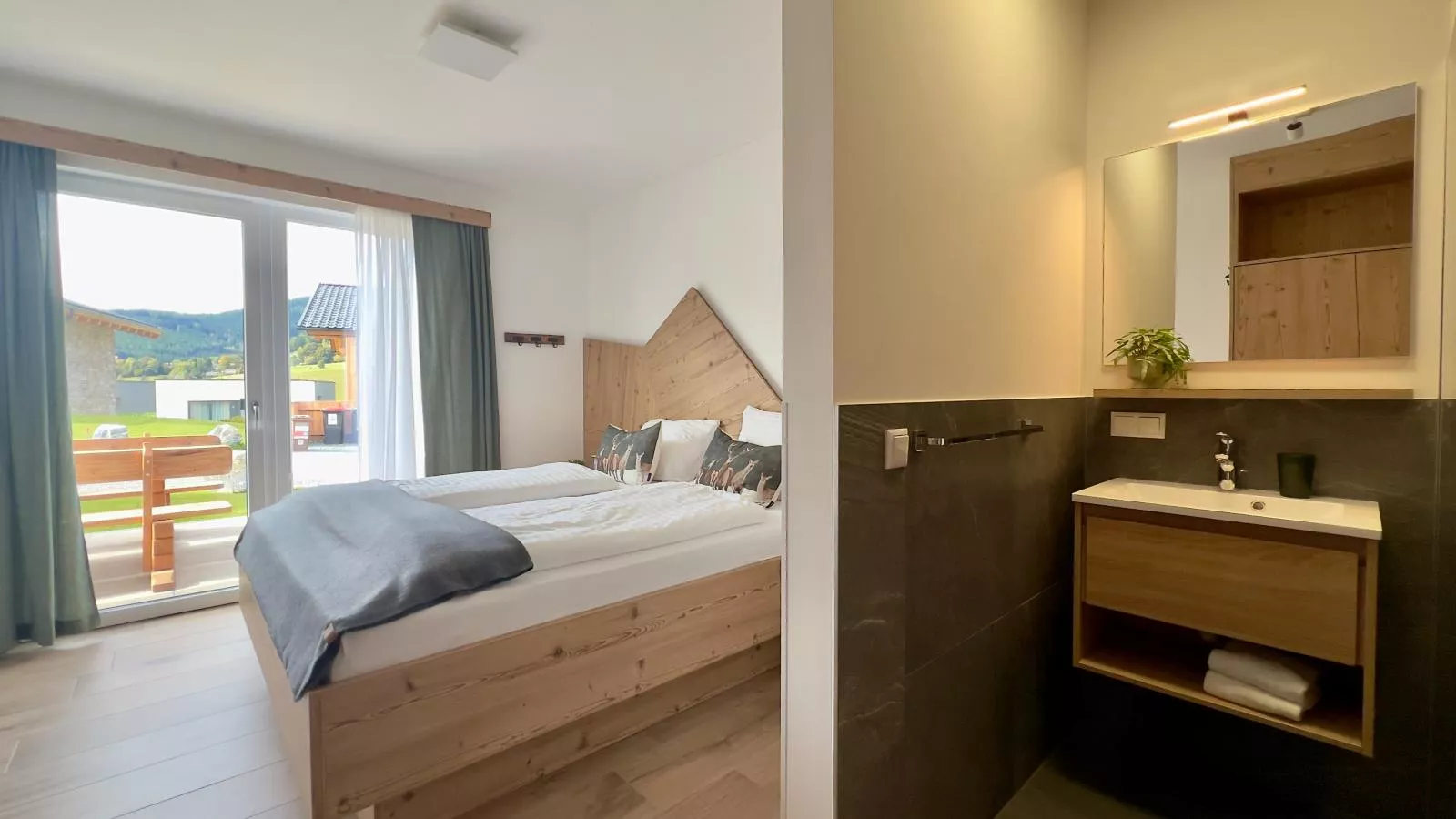 Grebenzen Lodge Edelweiss-Slaapkamer