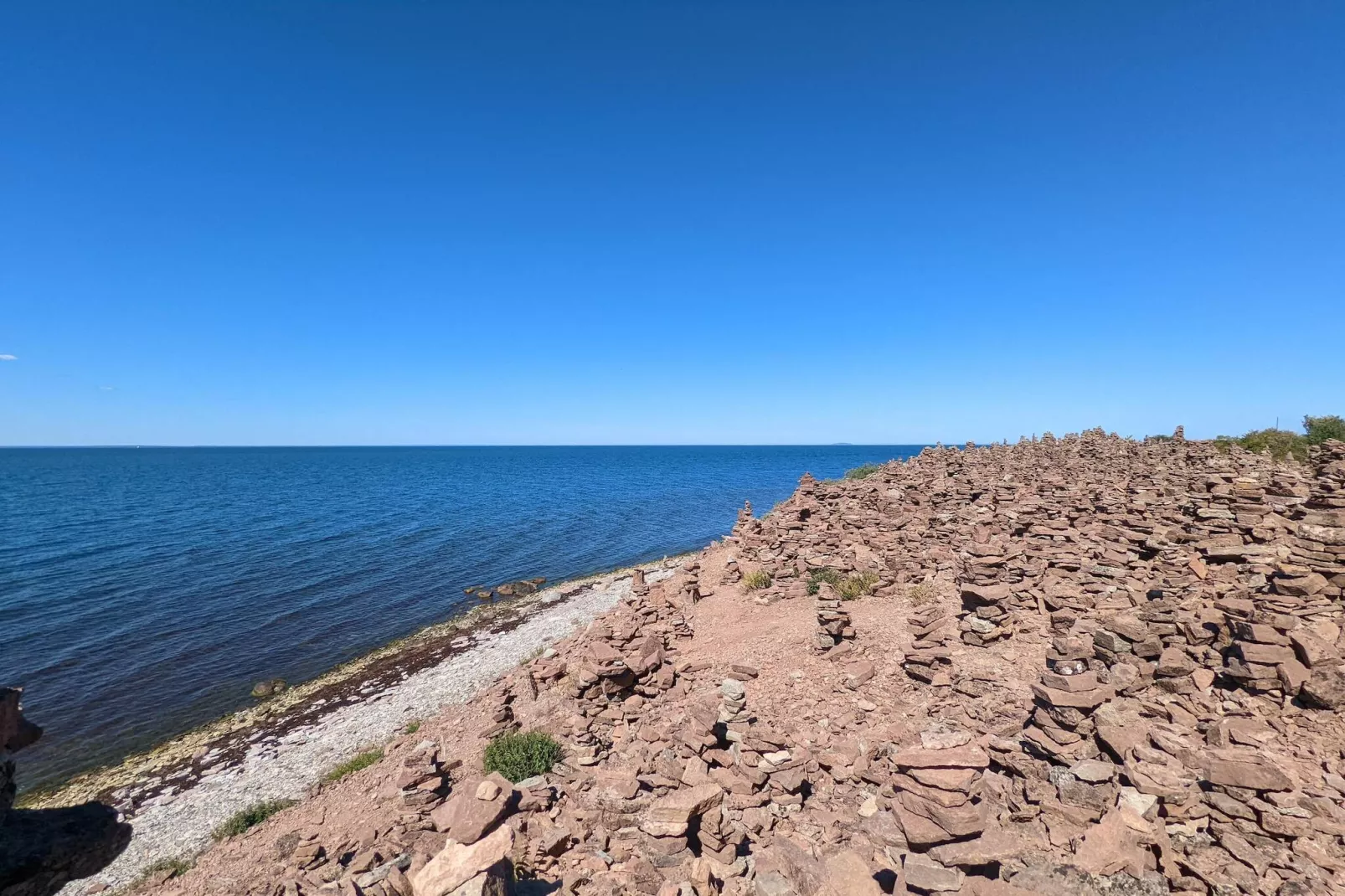 Nostalgische eilandidylle in Aâ€“land-By Traum-Waterzicht