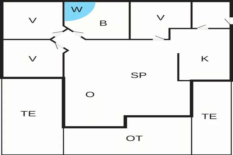 7 persoons vakantie huis in Gørlev-By Traum-Plattegrond